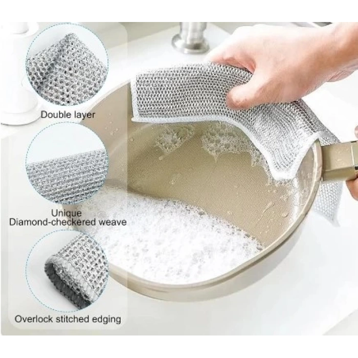 Çok Amaçlı Sihirli Tel Temizlik Bezi (4940)