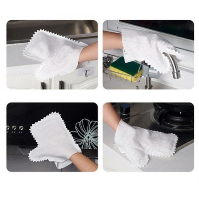 Çok Amaçlı Temizlik Eldiveni Toz Alma Bezi 10 Adet (4940)