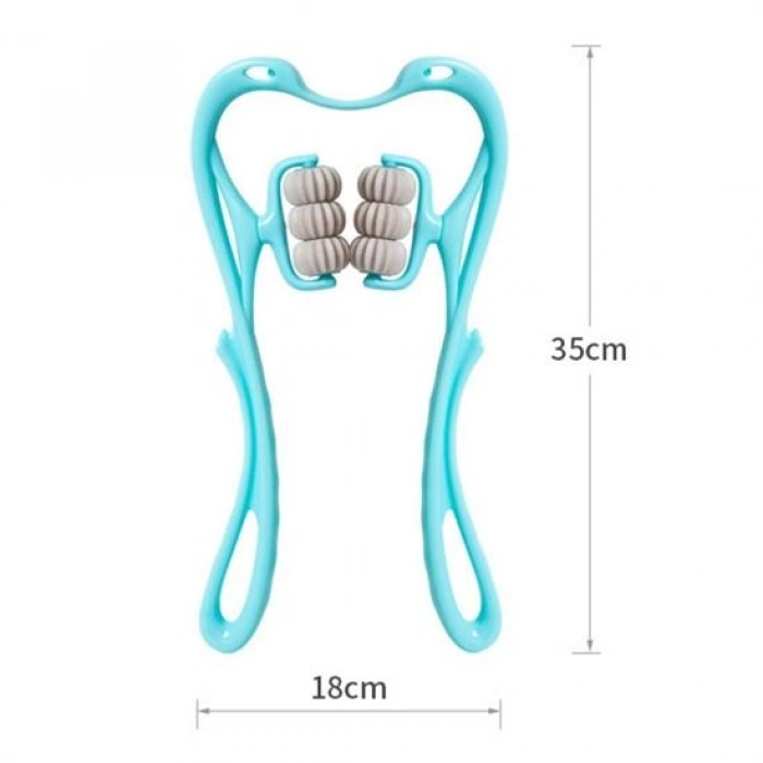 Çok Fonksiyonlu Manuel Altı Tekerlekli Boyun Masaj Aleti (4940)