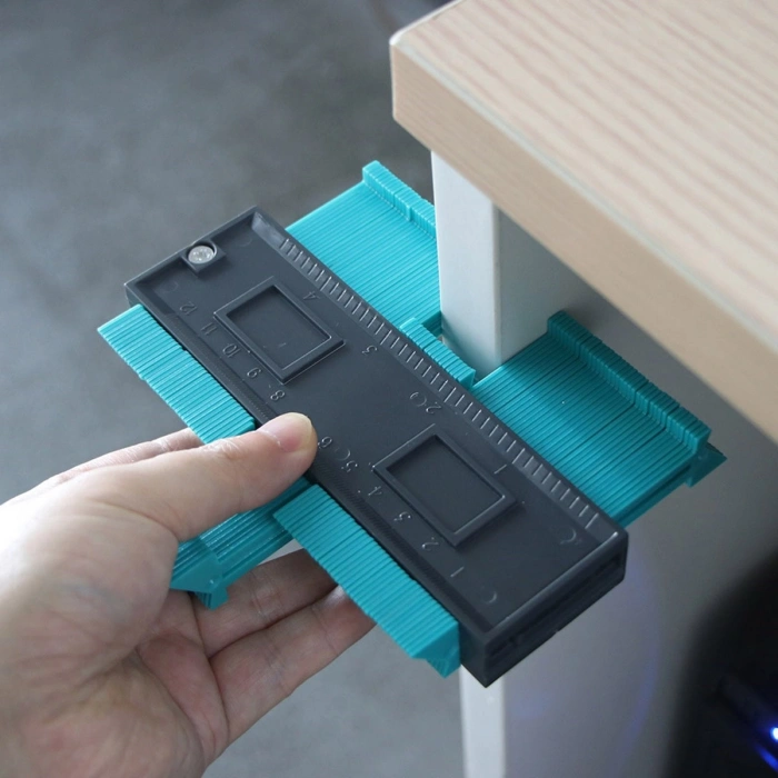 Çok Fonksiyonlu Plastik Kontur Ölçüm Cihazı Ahşap Fayans Şekillendirme Kalıbı- 12 CM (4940)