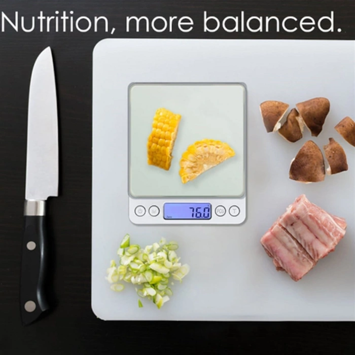 Dijital Hassas Mutfak Terazisi Hassas Tartı 2000 Gr./0.1 Gr. Hassasiyet (4940)