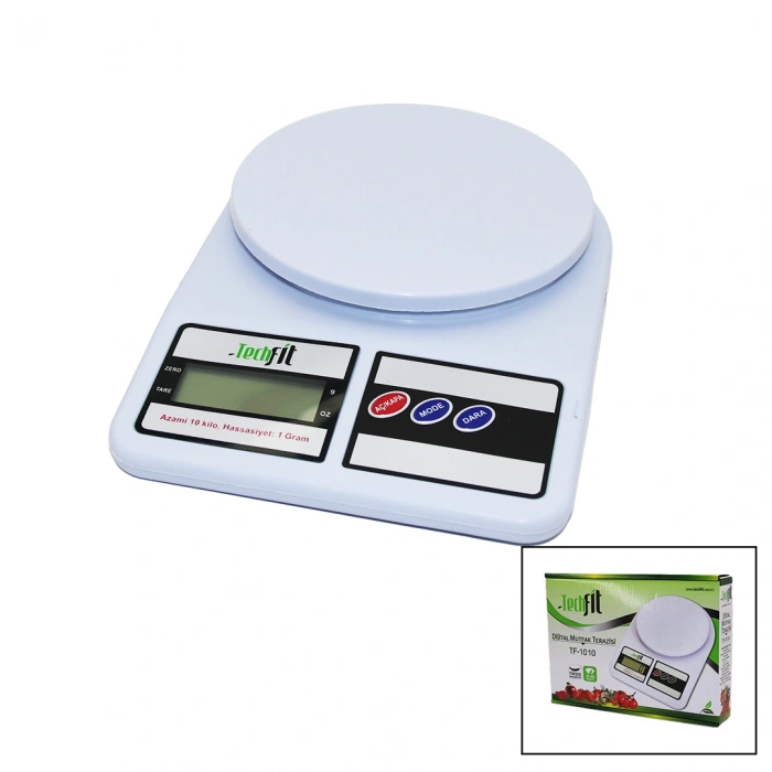 DİJİTAL MUTFAK TERAZİSİ TARTI 10KG TF-1010 (4940)
