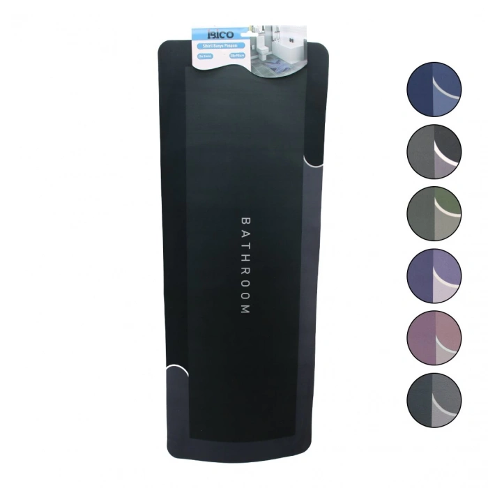 DİKDÖRTGEN - MAT RENKLER   38X98CM   SU EMİCİ - SİHİRLİ  BANYO PASPASI  ELASTİK (4940)