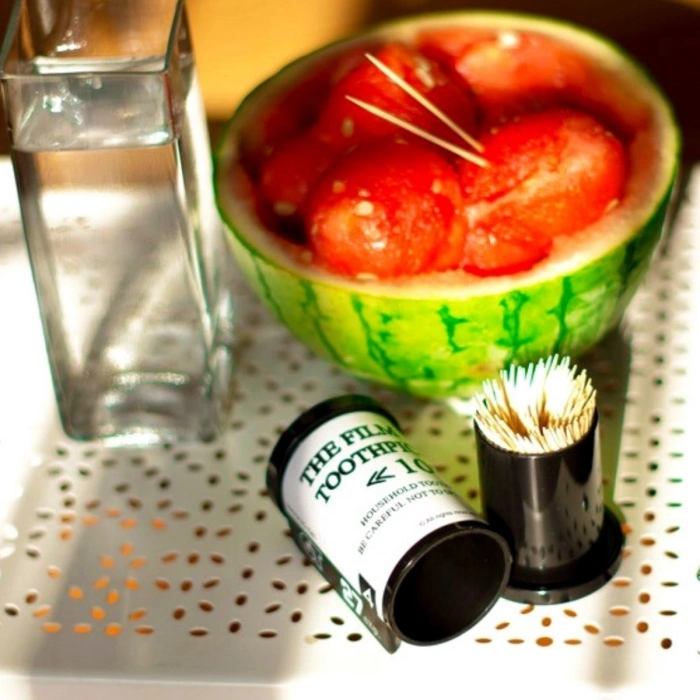 Dörtgen Fotoğraf Filmi Şeklinde Kürdanlık Kürdan Tutucu Kutu (4940)