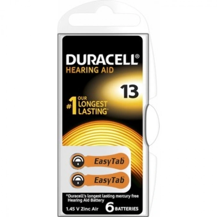 DURACELL 13 İŞİTME CİHAZI KULAK PİLİ 6 PARÇA  KUTU (4940)