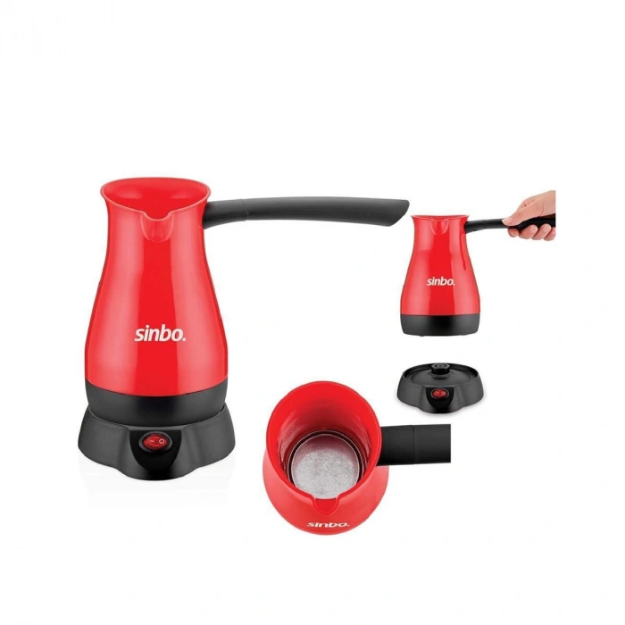 ELEKTRİKLİ CEZVE PLS. TÜRK KAHVE MAKİNE ÇELİK GİZLİ REZİSTANS 700W 5 FİNCAN - 400ML SCM-2948 (4940)