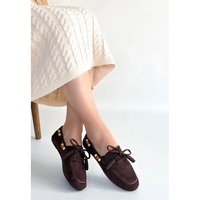 Elora Kahve Süet Babet