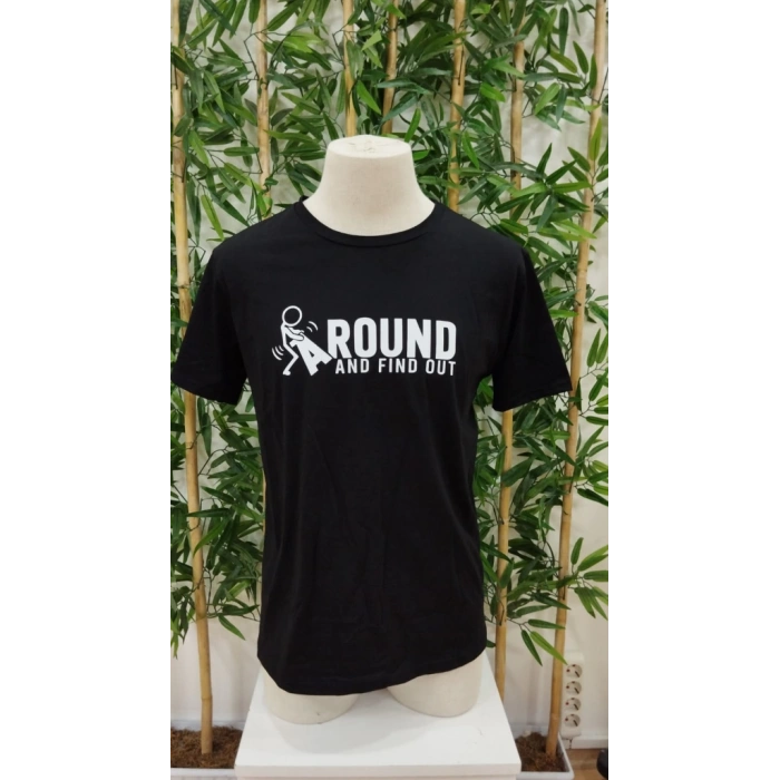 Erkek Around Baskılı Süprem T-shirt