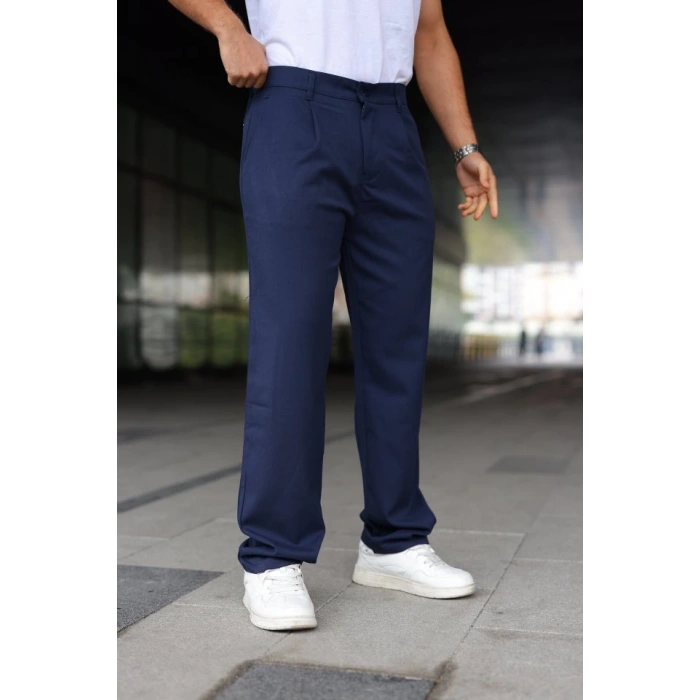 Erkek Beli Lastikli Baggy Pantolon