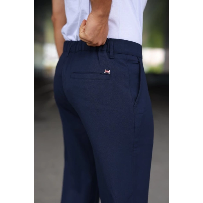 Erkek Beli Lastikli Baggy Pantolon