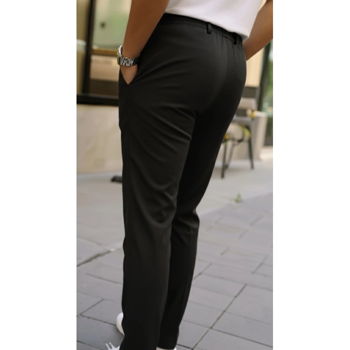 Erkek Cepli Slimfit Atlas Pantolon