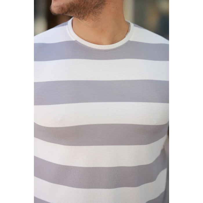 Erkek çift Renk Pamuklu örme Kumaş Kısa Kollu T-shirt