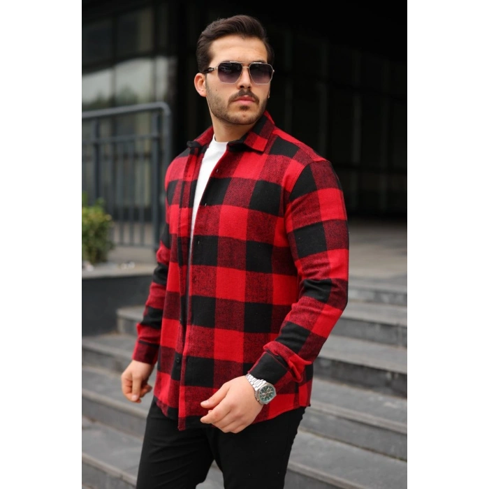 Erkek Ekose Desenli Oduncu Gömlek