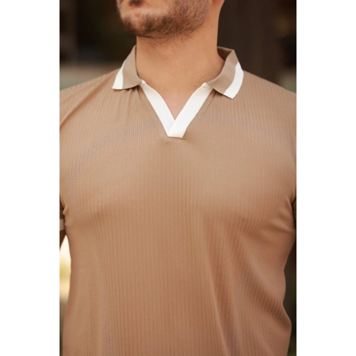 Erkek Hemşire Yaka Kısa Kollu Tişört