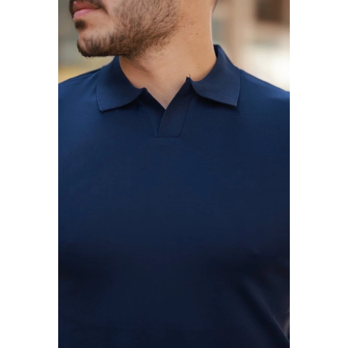 Erkek Hemşire Yaka Kısa Kollu Tişört