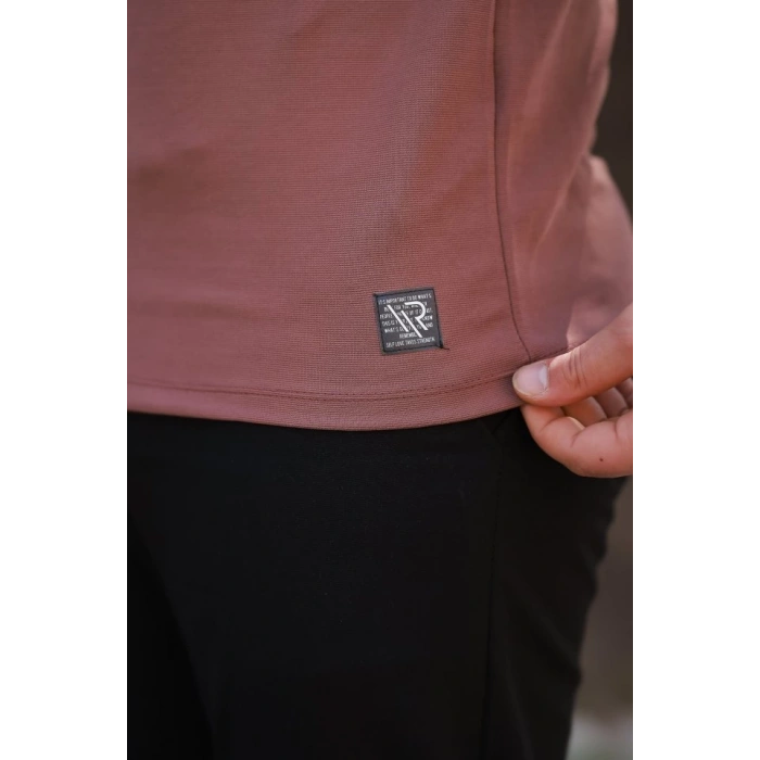 Erkek Yarım Balıkçı Yaka Kısa Kollu T-shirt