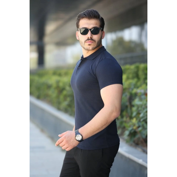 Erkek Kısa Kollu Yakalı Tişört