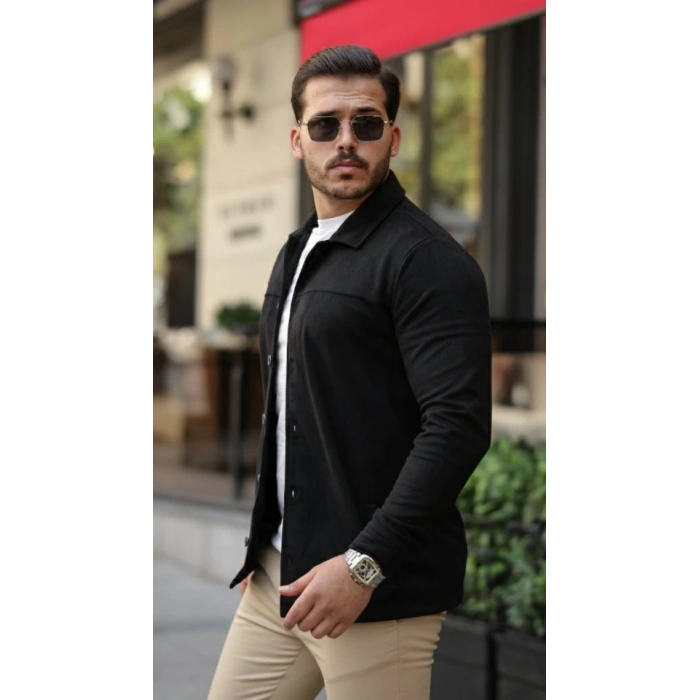 Erkek Süet Ceket Gömlek