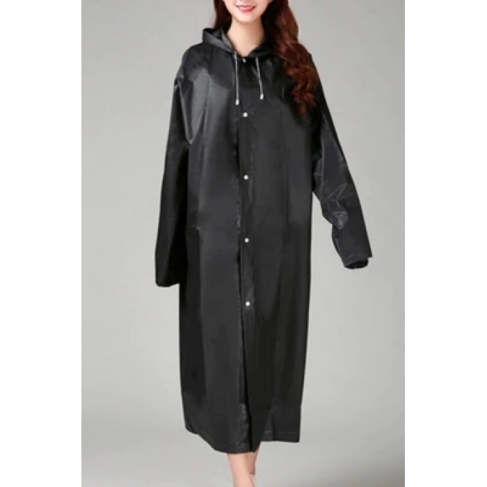 EVA SİYAH PARDESÜ YAĞMURLUK (4940)
