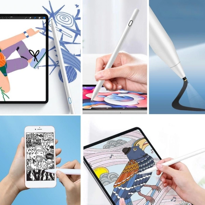 Evrensel Tablet ve Dokunmatik Telefonlarla Uyumlu Hassas Çizim ve Tasarım Kalemi (4940)
