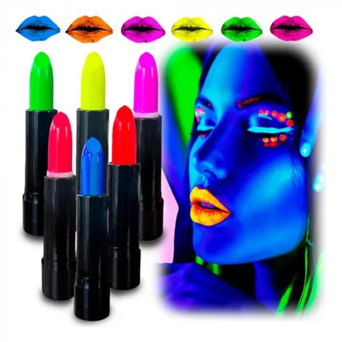 GlowPaint 6’lı Neon Boya – UV Işıkta Parlayan Makyaj Seti (4940)
