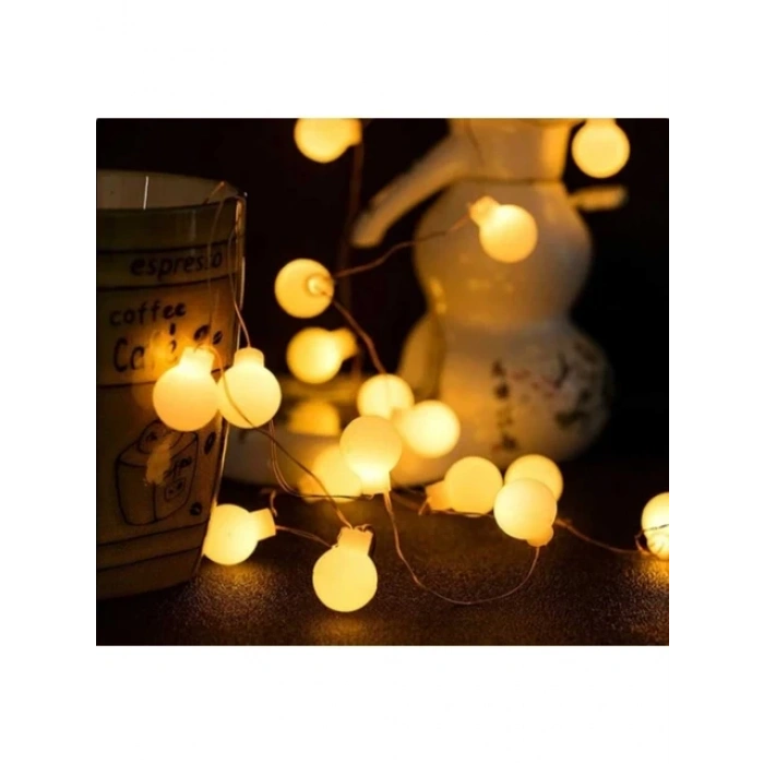 GÜN IŞIĞI - TOP 3MT FİŞLİ EKLEMELİ PERİ LED - DEKOR LAMBA (4940)