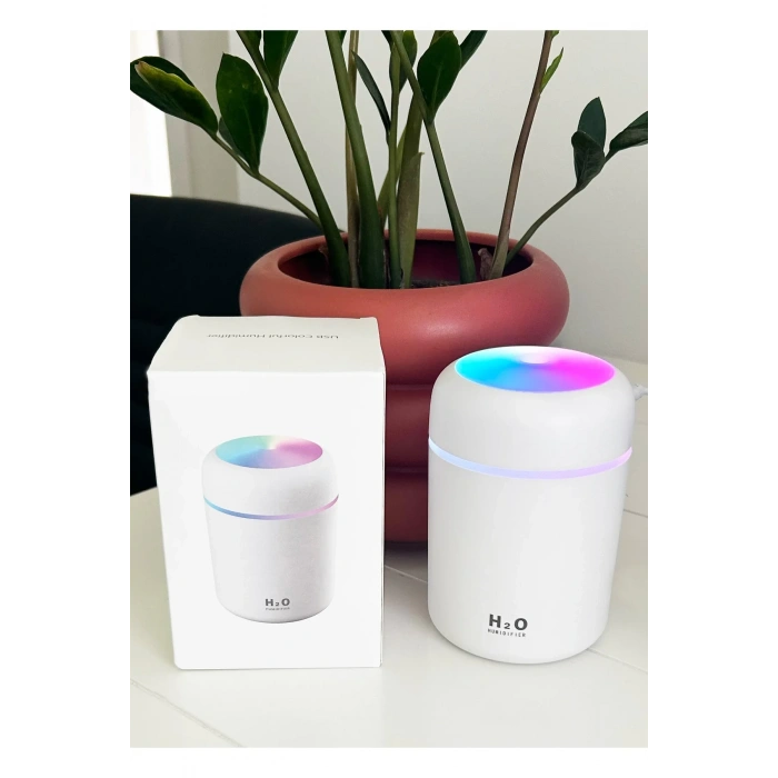 H2O LED Işıklı Mini Oda Hava Nemlendirici (4940)