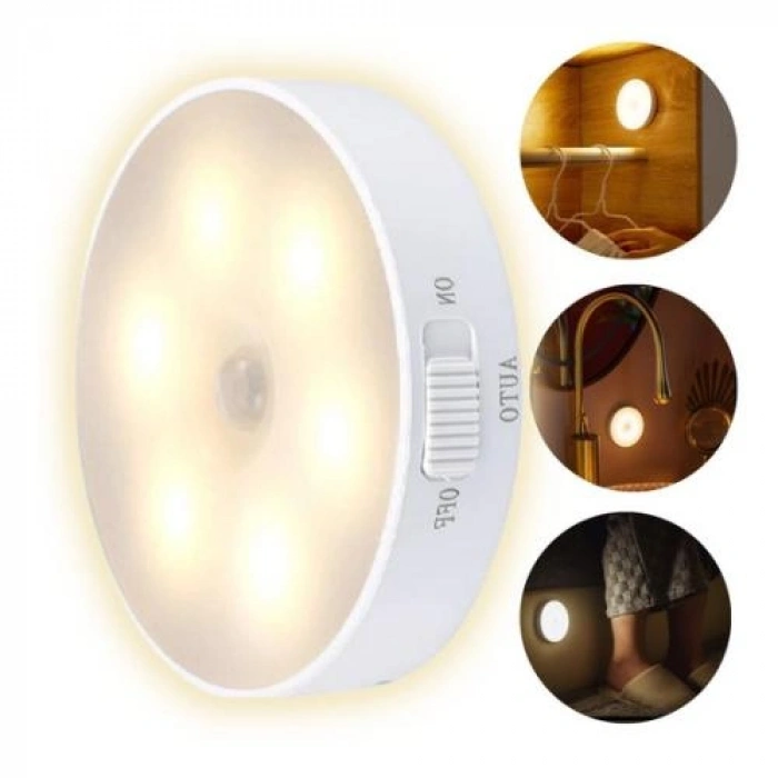 Hareket Sensörü Dolap Altı Aydınlatması USB Şarj Edilebilir LED (4940)