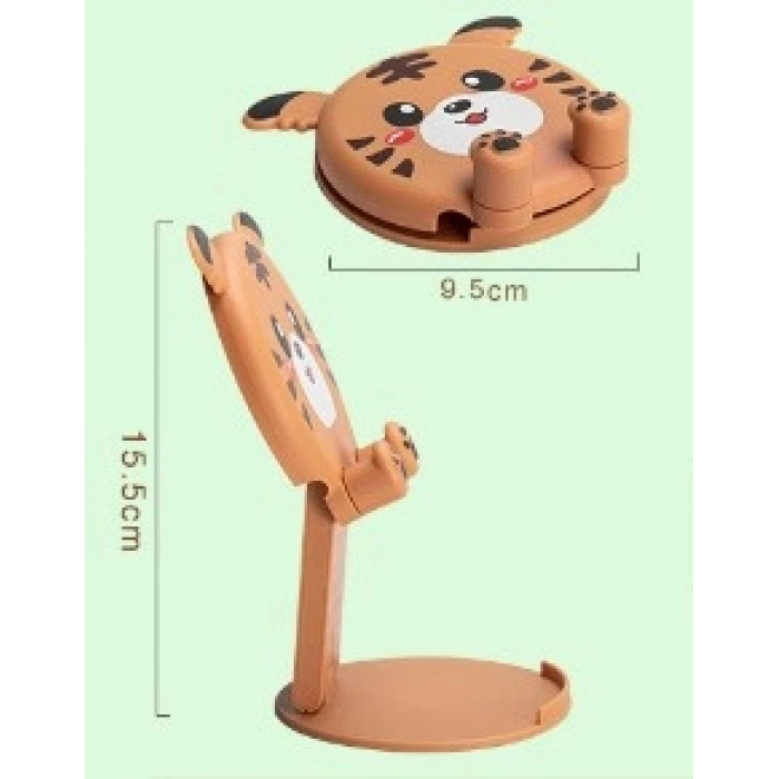 Hayvan Figürlü Masaüstü Telefon Standı 5 Model (4940)