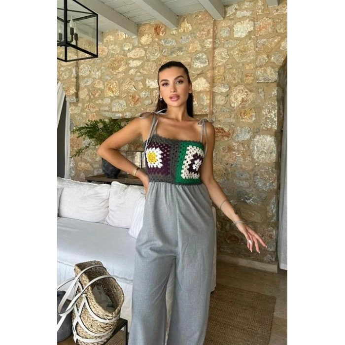 Jasmin Süzüneli Keten Tulum 1280-08