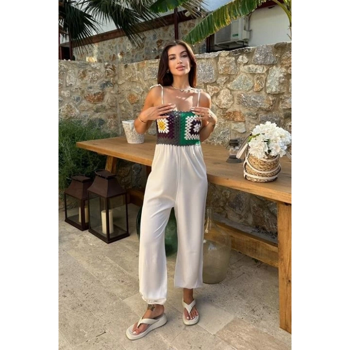 Jasmin Süzüneli Keten Tulum 1280-08