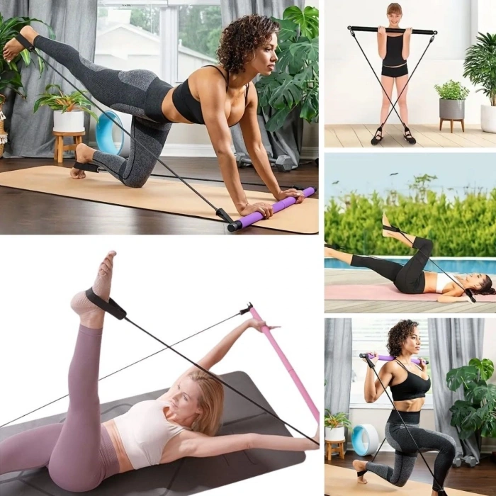 Jimnastik Çubuğu Plates Barı Taşınabilir Spor Ve Egzersiz Aleti (4940)