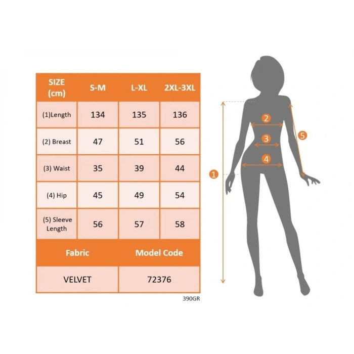 Kadı Uzun Kollu Omuzdan Büzgülü Yandan Taş Detaylı Uzun Kadife Elbise