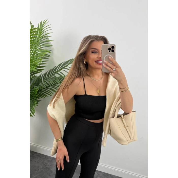 Kadın Amazon Kumaş çımalı Tayt