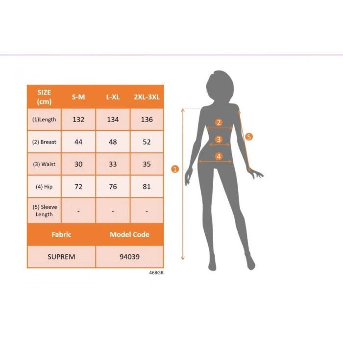 Kadın Askılı Kruvaze Yakalı Uzun Desenli Kemersiz Süprem Elbise