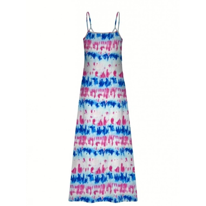 Kadın Askılı Tam Boy Süprem Elbise