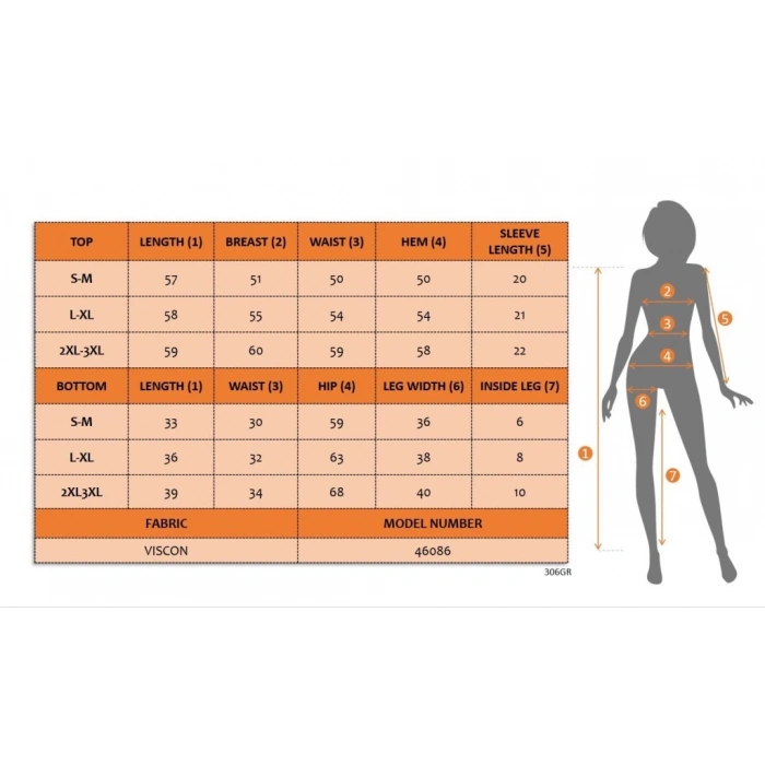 Kadın Kısa Kollu Bisiklet Yaka Baskılı Viskon Bluz Ve şort Ikili Takım
