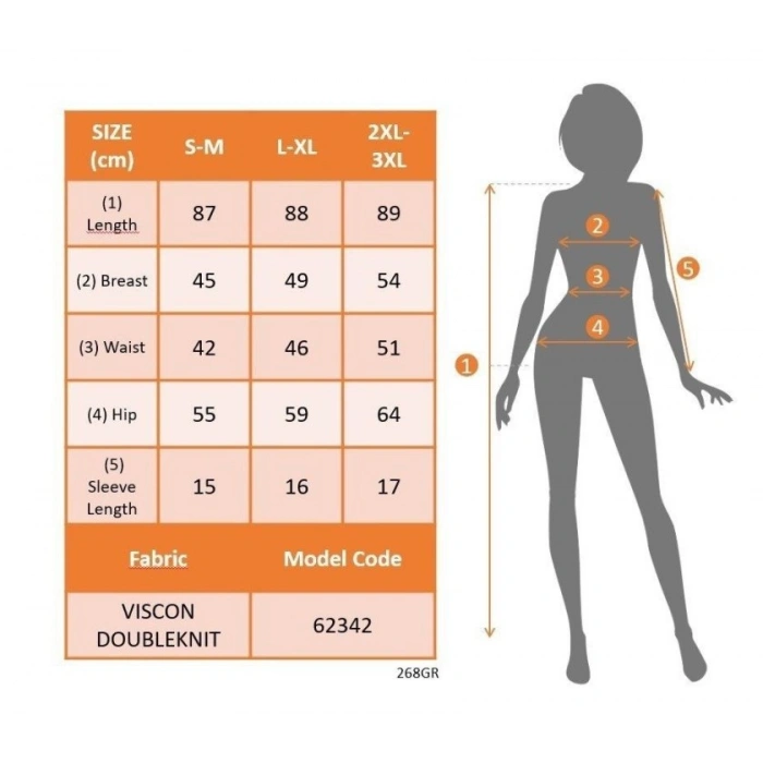 Kadın Kısa Kollu Yakası Fermuarlı Kısa Viskon Iki Iplik Elbise