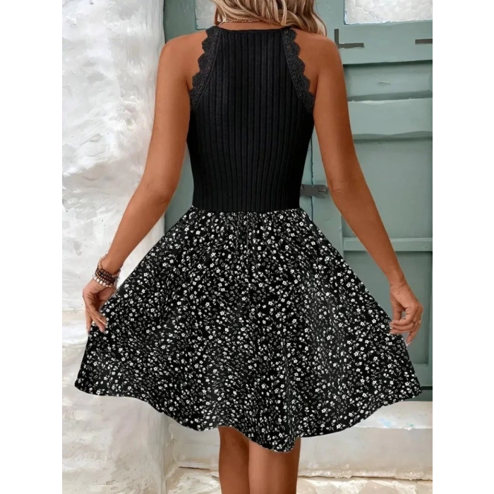 Kadın Omuzlardan Açık Reglan Kol Detaylı üst Fırfırlı Kaşkorse Alt Süprem Elbise