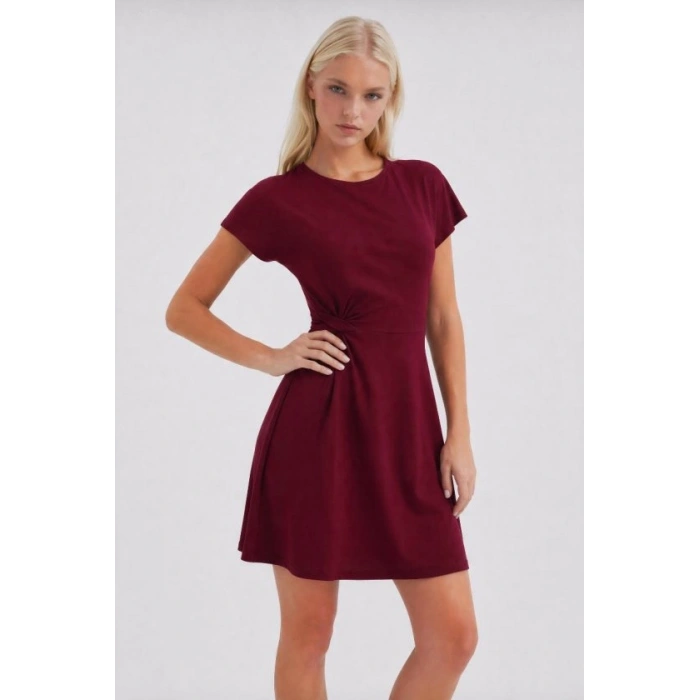 Kadın Sandy Kumaş Mini Boy Elbise
