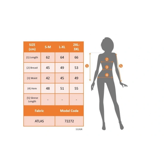 Kadın Sıfır Kol V Yakalı Düğmeli Blok Renkli Atlas Yelek