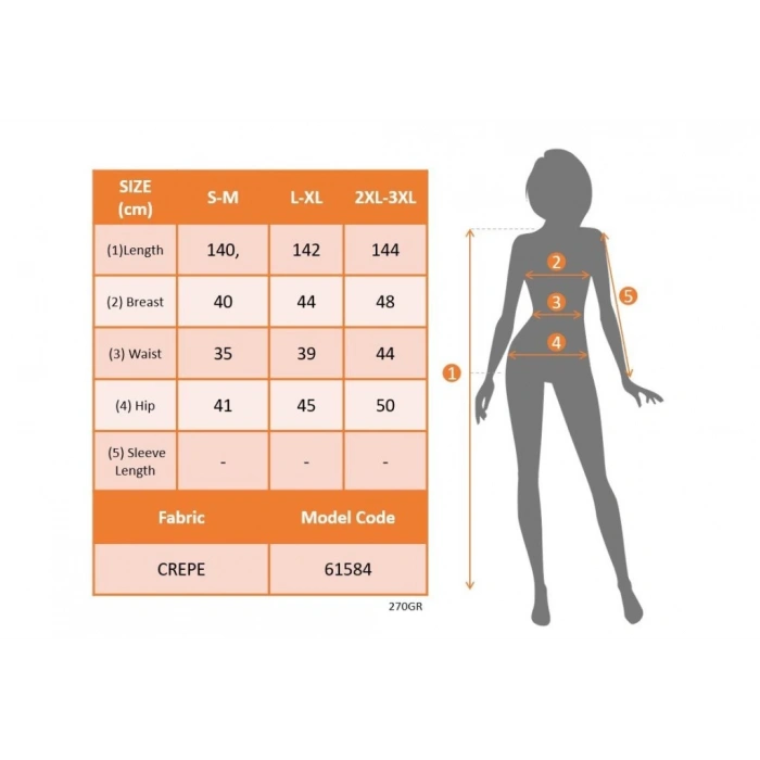 Kadın Tek Omuzdan Açık Damla Detaylı Yırtmaç Detaylı Uzun Janjan Krep Elbise