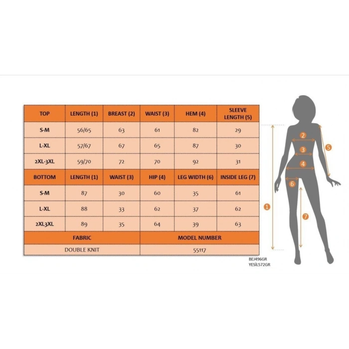 Kadın Uzun Kollu Arma Detaylı Iki Iplik Viskon Ikili Takım