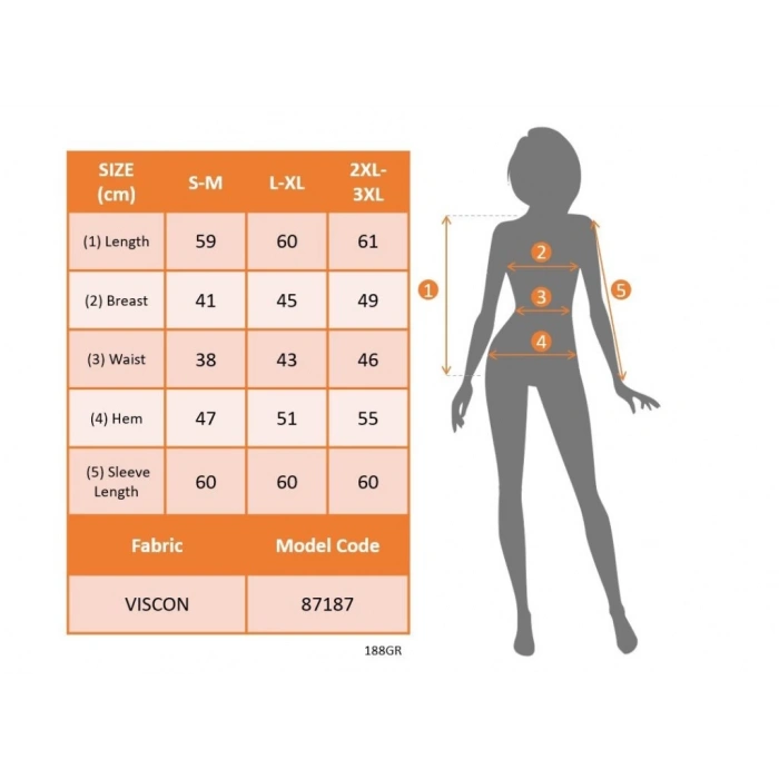 Kadın Uzun Kollu Bisiklet Yaka Göğüs Dekolteli Viskon Bluz
