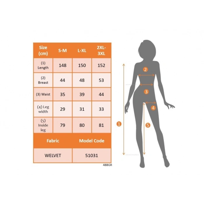 Kadın Uzun Kollu Kapşonlu Fermuarlı Kadife Tulum