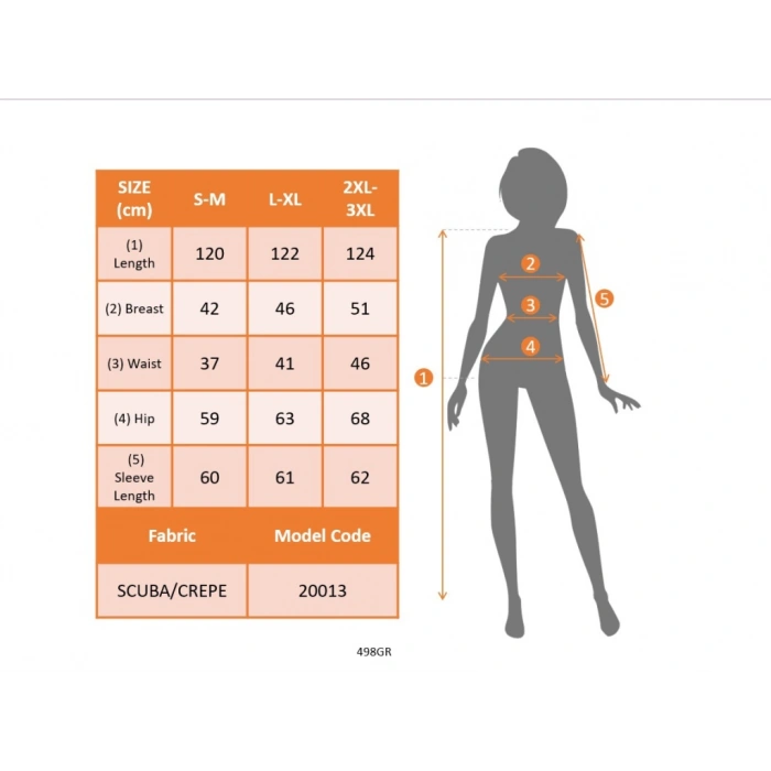 Kadın Uzun Kollu Kruvaze Yaka Dalgıç Krep Midi Boy Elbise