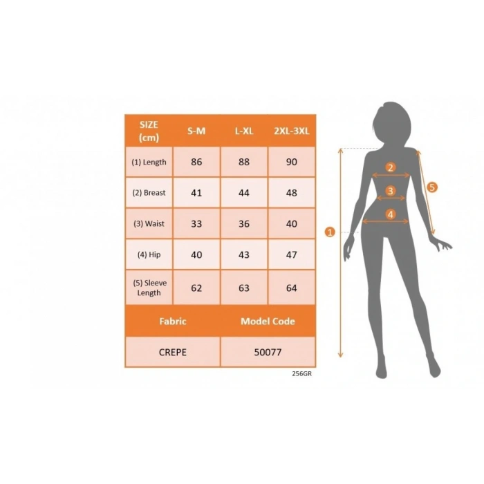 Kadın Uzun Kollu Kruvaze Yaka Kollar Tül Detay Krep Mini Boy Elbise