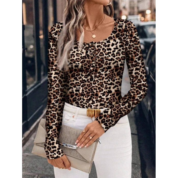 Kadın Uzun Kollu Kruvaze Yakalı Dantelli Kısa Viskon Bluz