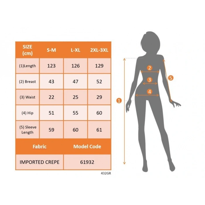Kadın Uzun Kollu Kruvaze Yakalı Yandan Dantelli Midi Ithal Krep Elbise