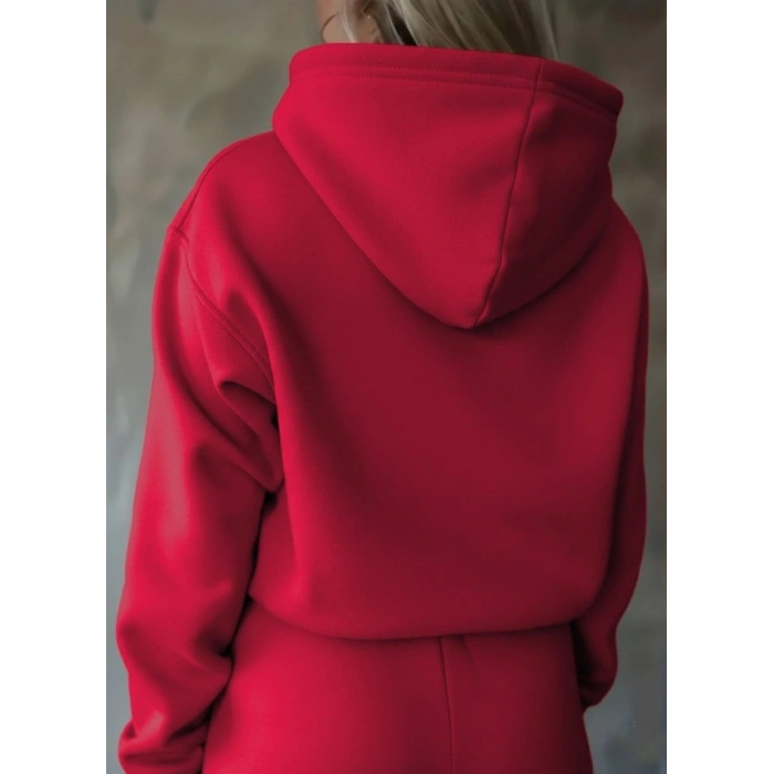 Kadın Uzun Kollu Nope Baskılı Beli Ribanalı Ikili Takım